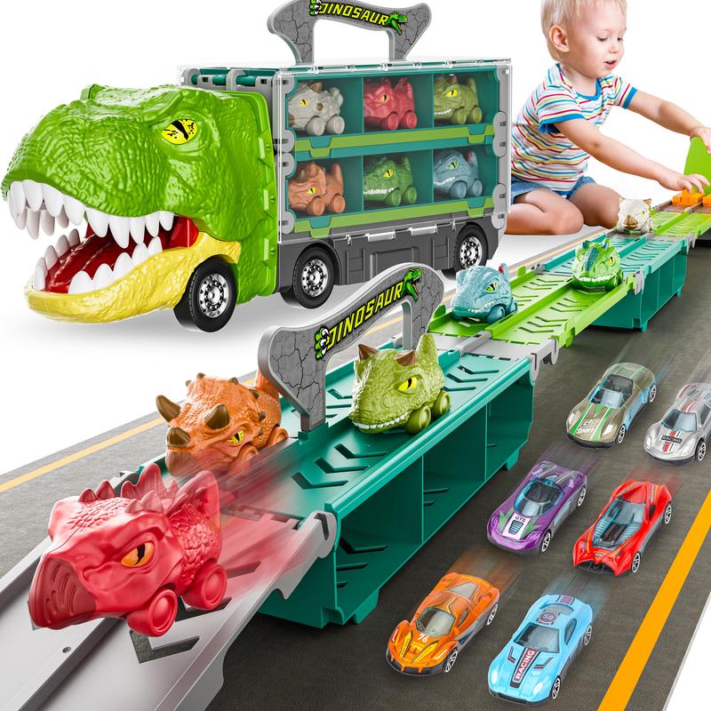 Dinosaur truck toys, princess cars, unicorn cars, children's Christmas and birthday gifts