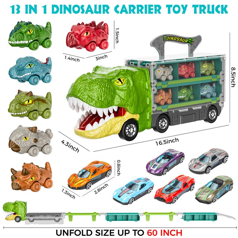 Dinosaur truck toys, princess cars, unicorn cars, children's Christmas and birthday gifts