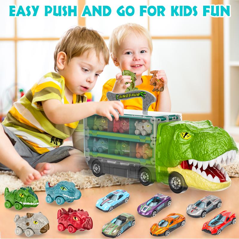 Dinosaur truck toys, princess cars, unicorn cars, children's Christmas and birthday gifts