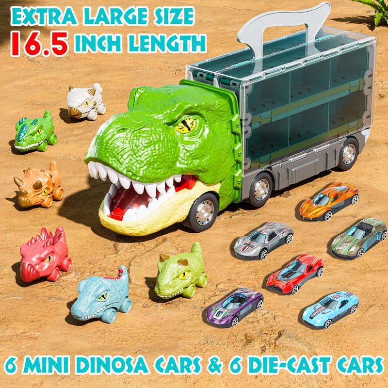 Dinosaur truck toys, princess cars, unicorn cars, children's Christmas and birthday gifts