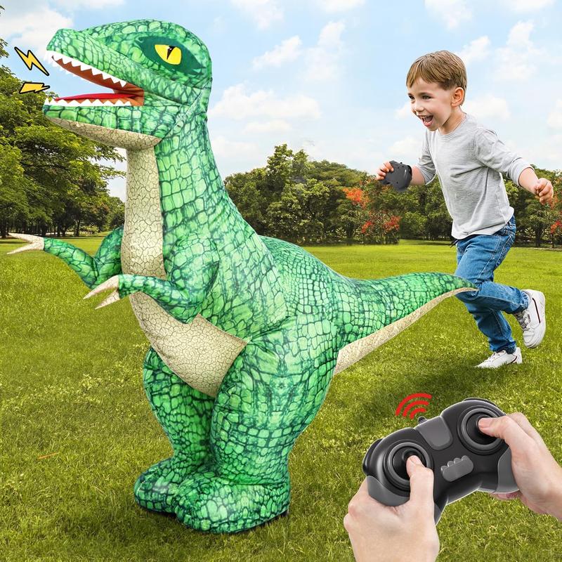2.4GHz remote-controlled inflatable dinosaur toy, electric dinosaur toy