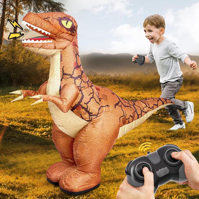 2.4GHz remote-controlled inflatable dinosaur toy, electric dinosaur toy