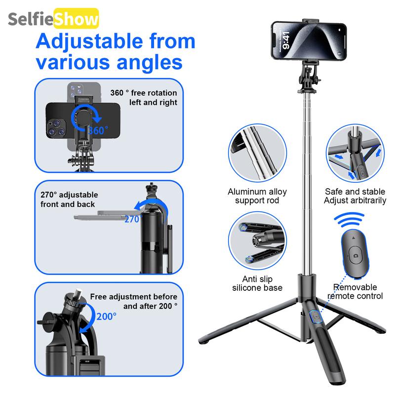 360° Smart AI Face Recognition Mobile Phone Tripod