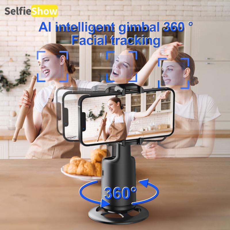 360° Smart AI Face Recognition Mobile Phone Tripod